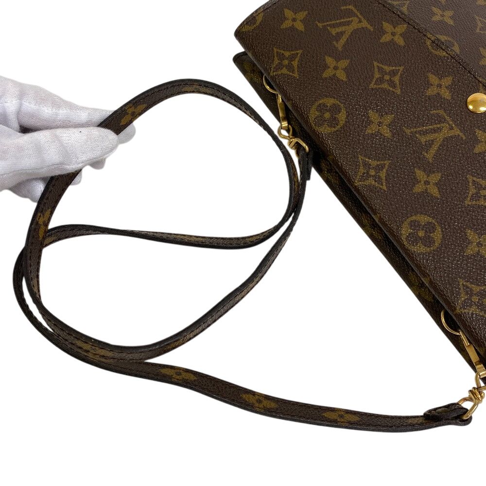 ルイヴィトン LOUIS VUITTON ショルダーバッグ モノグラム ドゥーブル