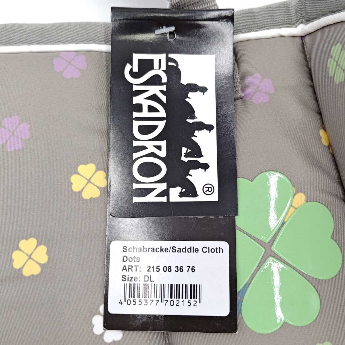 【中古・未使用品】ESKADRON エスカドロン Schabrake サドル コットン サイズDL 乗馬 馬術 未使用】ESKADRON エスカドロン Schabrake サドル コットン