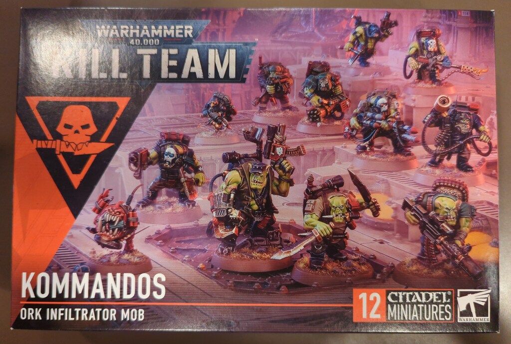 GAMES WORKSHOP WARHAMMER40000 KILL TEAM KOMMANDOS ORK INFILTRATOR MOB