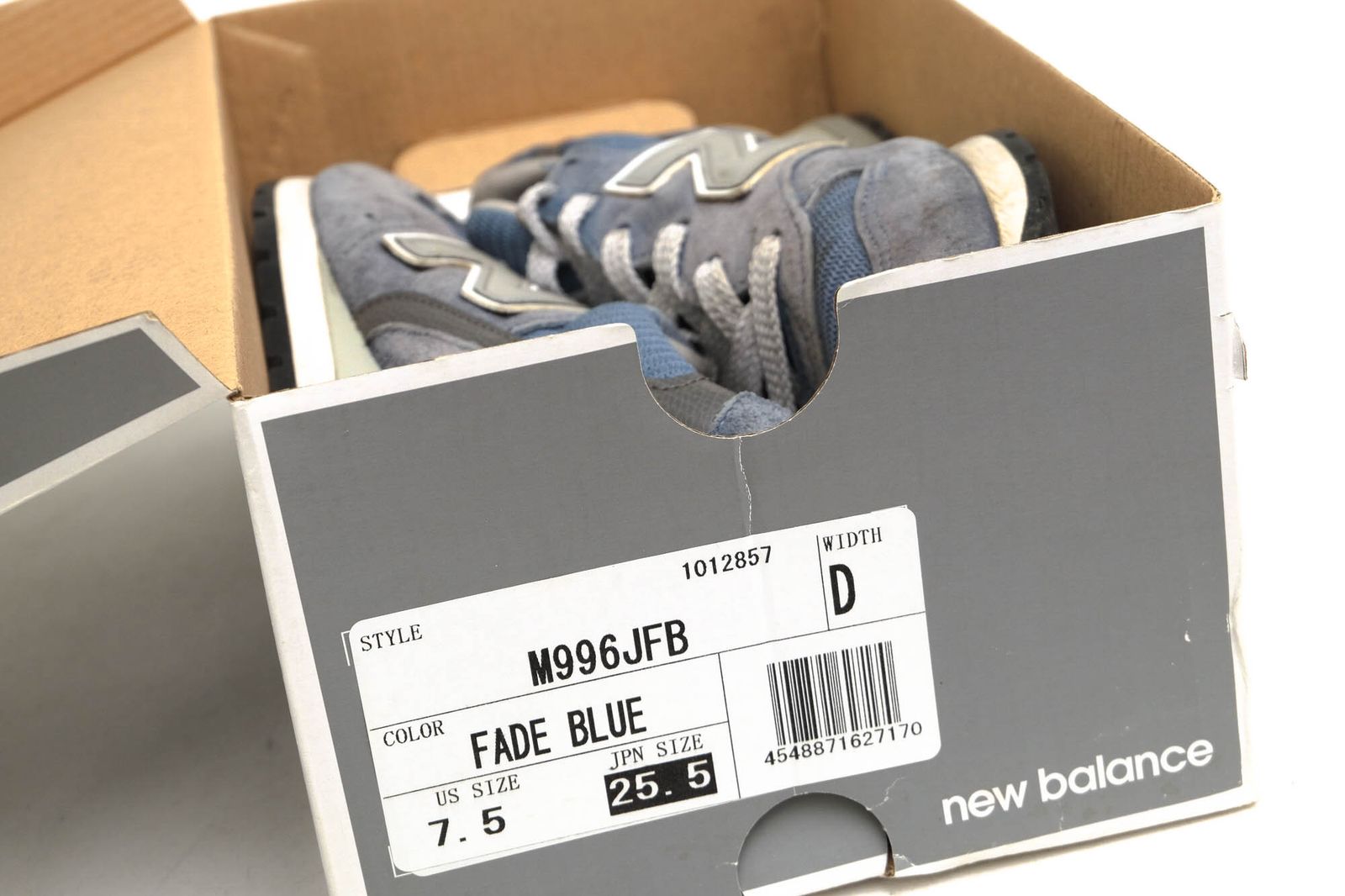 ニューバランス／NEW BALANCE シューズ スニーカー 靴 ローカット メンズ 男性 男性用スエード スウェード レザー 革 本革 ブルー 青  M996JFB ENCAPミッドソール