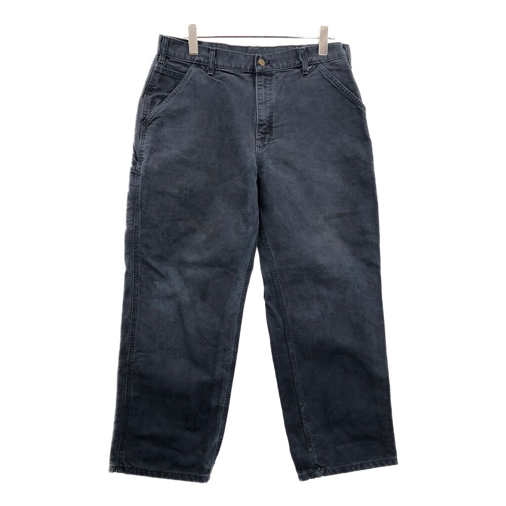 Carhartt カーハート ダック ペインターパンツ ネイビー メンズ W36 L30 古着 V2540