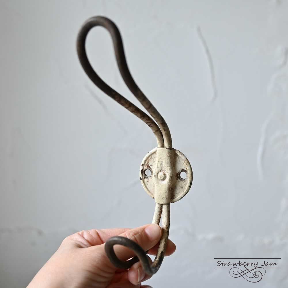 かわいー❤︎ アンティーク フランス コートフック ICO-213 送料込！フランスアンティーク コートフック フック