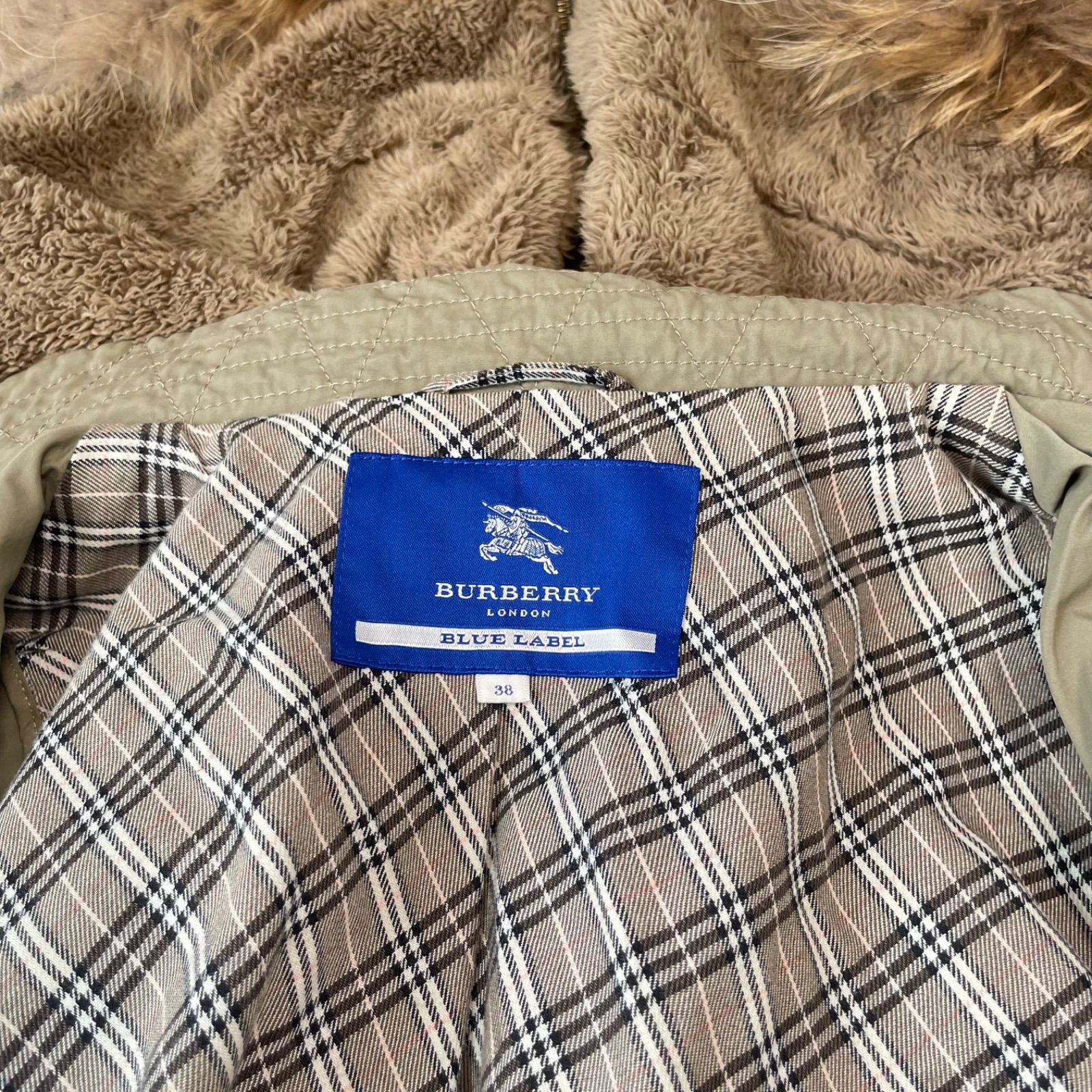 BURBERRY BLUE LABEL バーバリーブルーレーベル y2k フェアリーグランジ 平成ギャル N2B N3B フライトジャケット ミリタリージャケット モッズコート アウター ブルゾン ペプラム ホースロゴ刺繍 GULLKHAN_COM