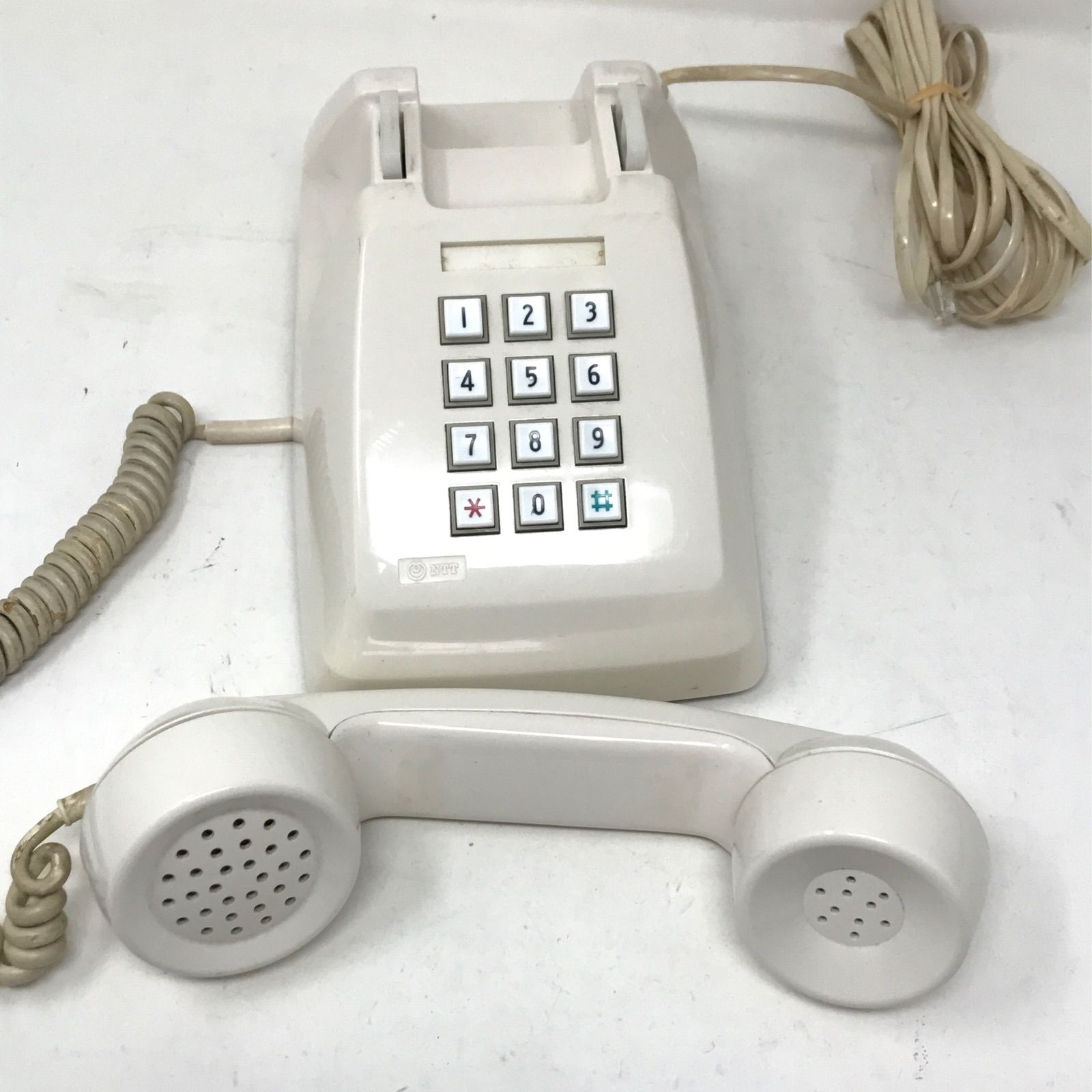 National 松下通信工業 電話機 昭和 年代物 ダイヤル 回転 プッシュ ナショナル NTT 年代物