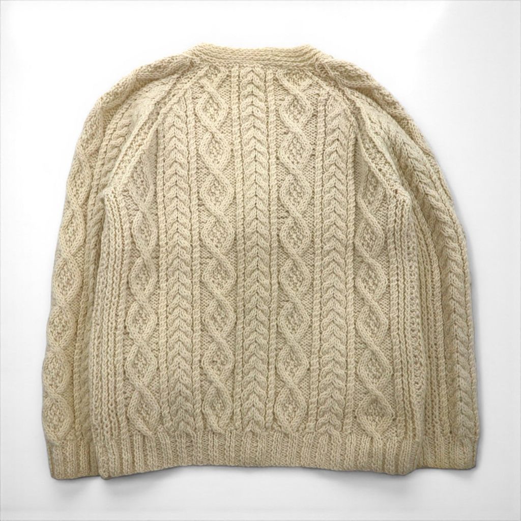 80s Ireland Vintage Fisherman Knit フィッシャーマン アラン ニット