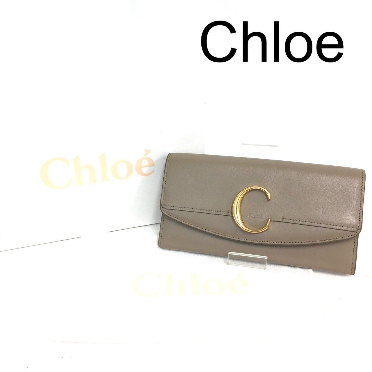 クロエ 長財布 訳あり 飾り紐が切れている Chloe クロエ 長財布 レディース