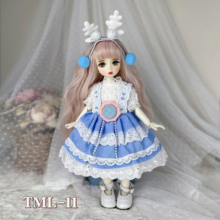 着せ替え服・アウトフィット mik ドール用服 1/6ドール服 人形ドール 着せ替え服 洋服 ドレス