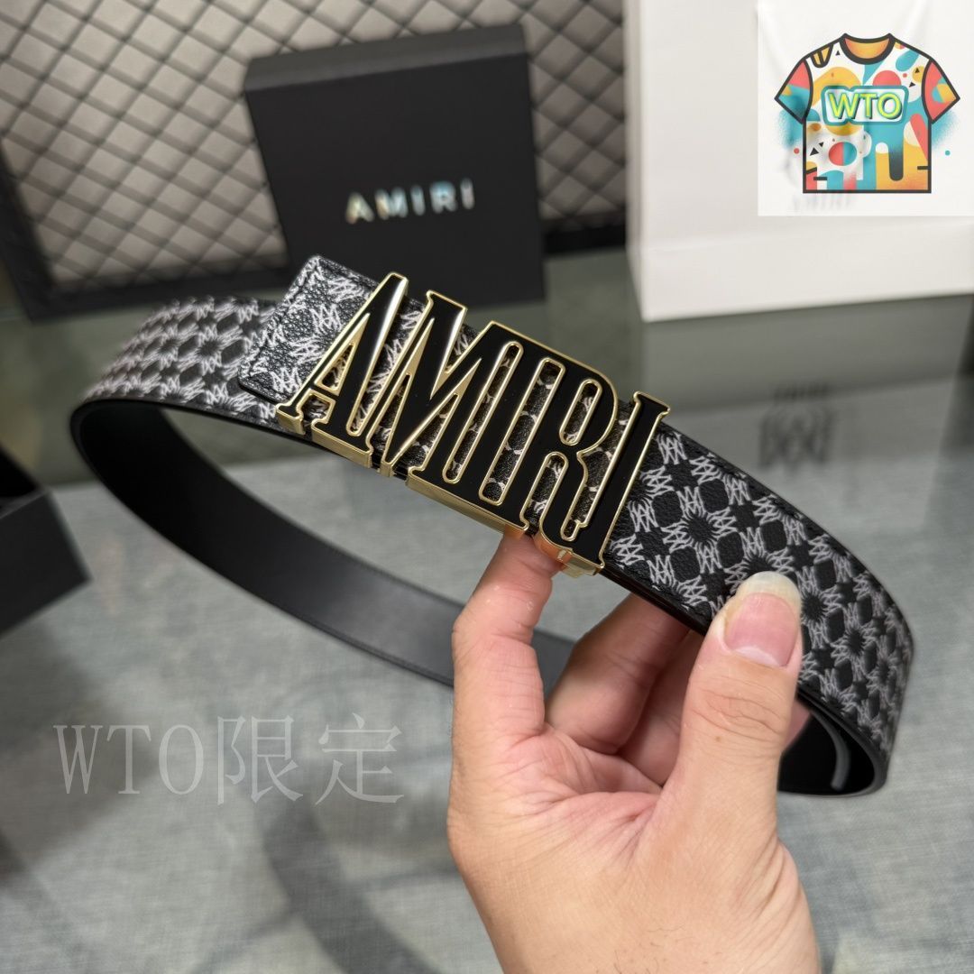 今日特価】AMIRI ダブルフェイスレザーベルト-2 - メルカリ