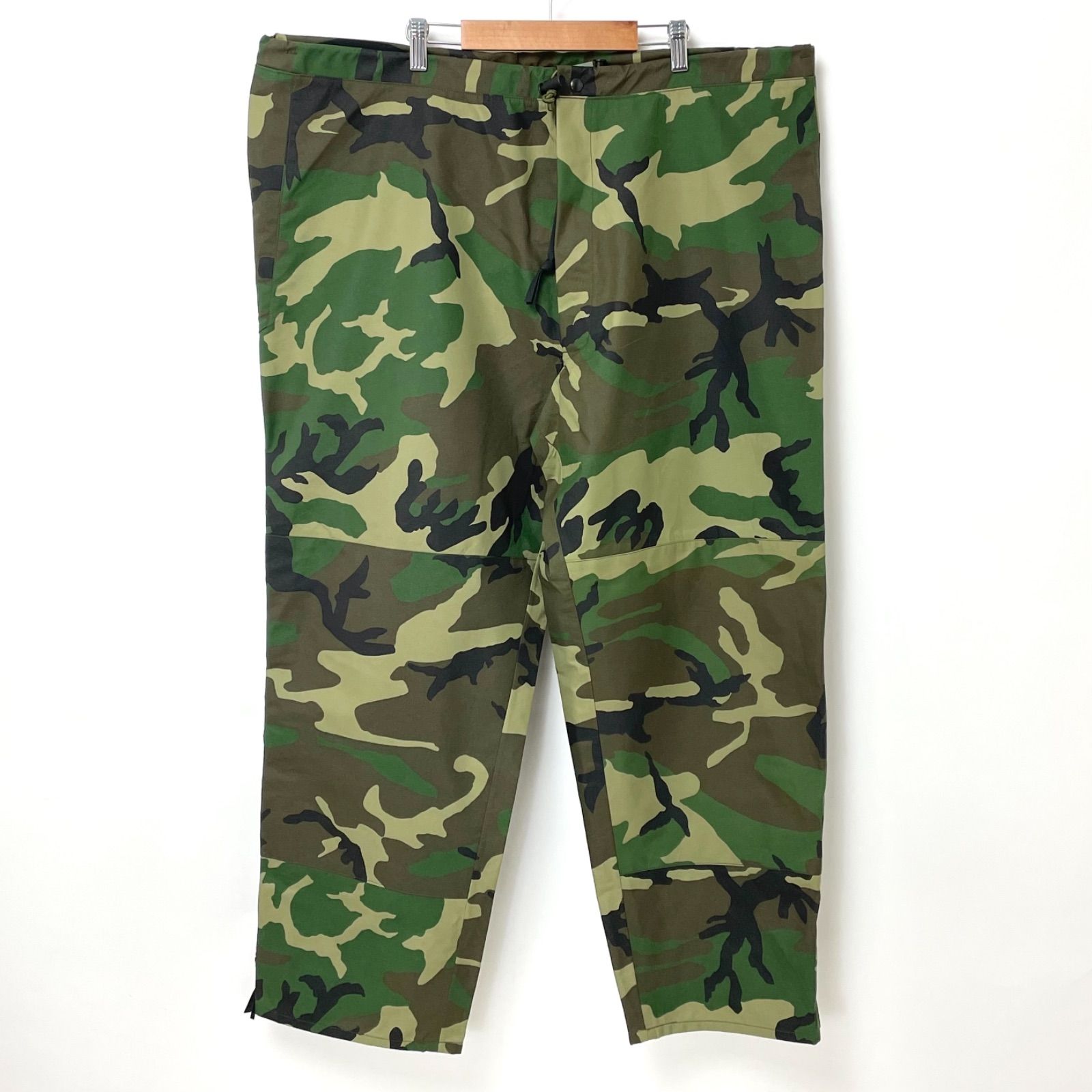 1987年製 アメリカ軍 ウッドランドカモ GORE-TEX/ゴアテックス ECWCS Gen1 オーバーパンツ XL/Rサイズ【PT-ML0016A-1011】