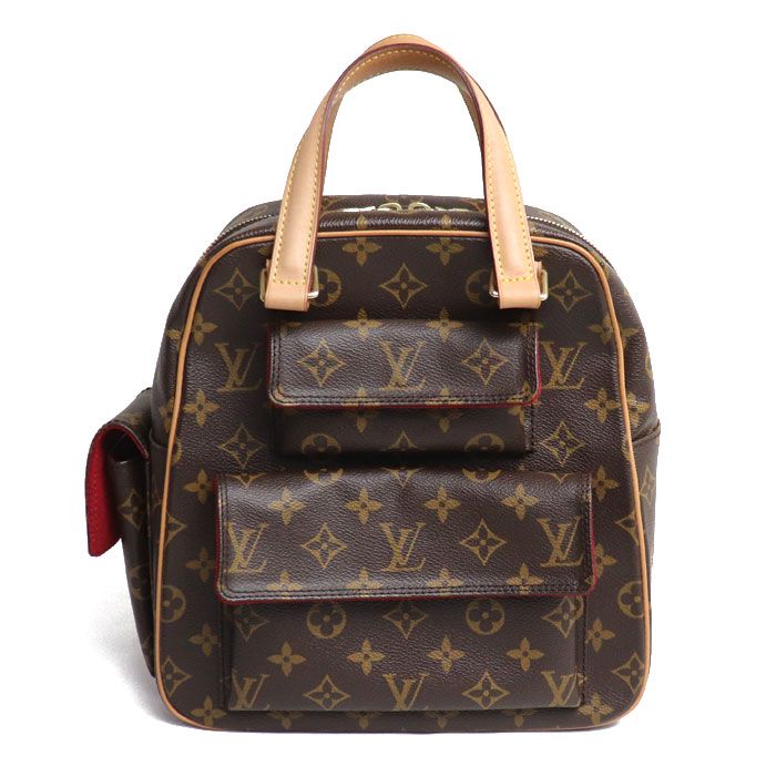 LOUIS VUITTON ルイ・ヴィトン エクサントリ シテ ハンドバッグ モノグラム ブラウン M51161 VI0093 レディース 中古