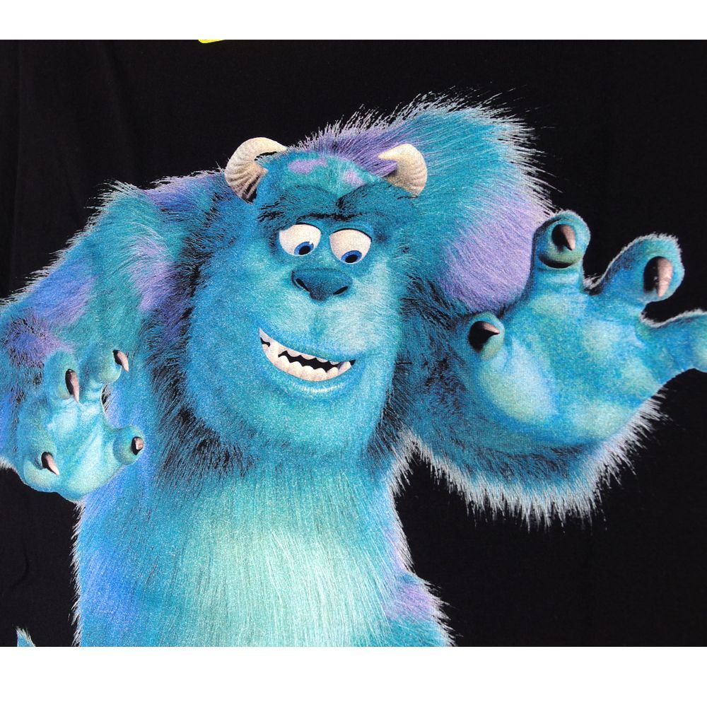 D018☆日本未発売インポート商品☆モンスターズインク 新品 Monsters Inc Tシャツ ブラック サリー マイク ブー 半袖 メンズ  レディース アニメ Disney ディズニー pixer ピクサーレア 稀少 ペアルック 誕生日プレゼント - メルカリ