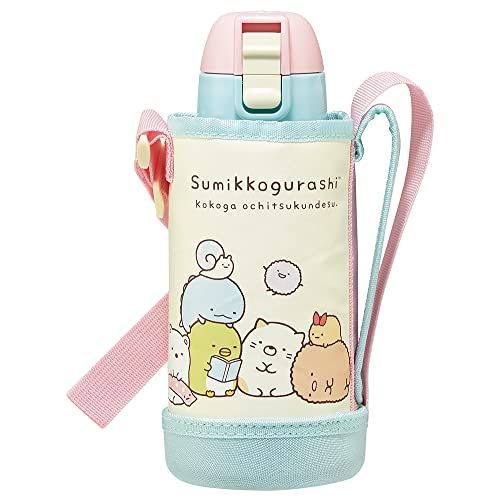 すみっコぐらし_カバー付600ml スケーター(Skater) 水筒 600ml ステンレス すみっコぐらし 子供用 カバー付き KSTCH6-A