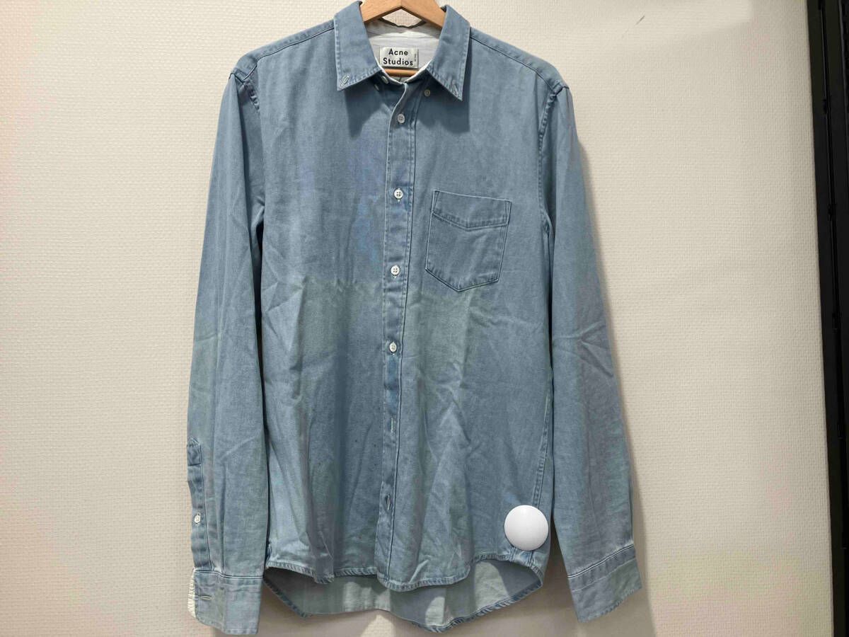 Acne Studios ISHERWOOD DEN ボタンダウン デニムシャツ