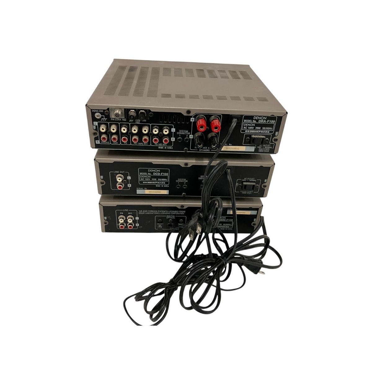 DENON DCD-F100/DRA-F100/DMD-F100/SC-F100 システムコンポ