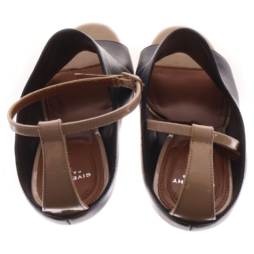 GIVENCHY (ジバンシィ) オープントゥ アンクルストラップ レザー