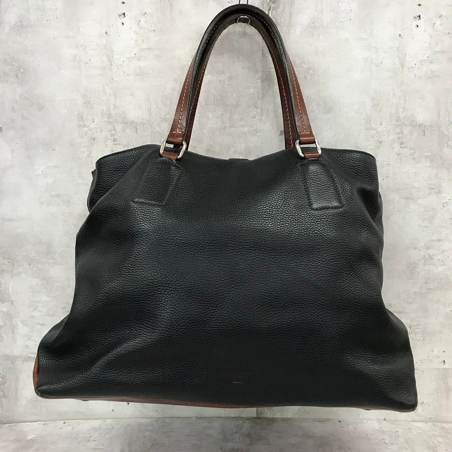 Daniel&Bob × TOMORROW LAND トート ネイビー ブラウン 肩掛け レザー