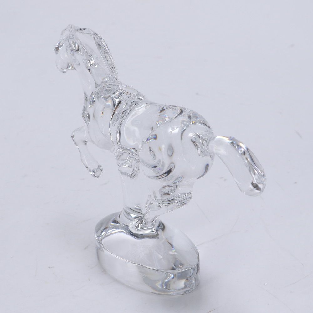 バカラ baccarat 馬 美品 ゾディアック 干支 ガラス 置物 バカラ 【名