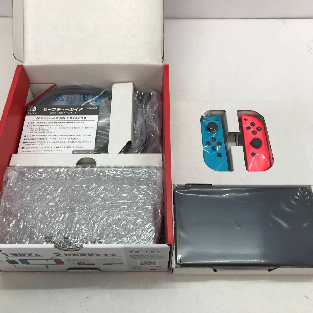 05w06151 未使用品 NintendoSwitch ニンテンドースイッチ 有機ELモデル Joy-Con(L) ネオンブルー/(R) ネオンレッド  本体 HEG-001 任天堂 ゲームハード Nintendo Switch - メルカリ