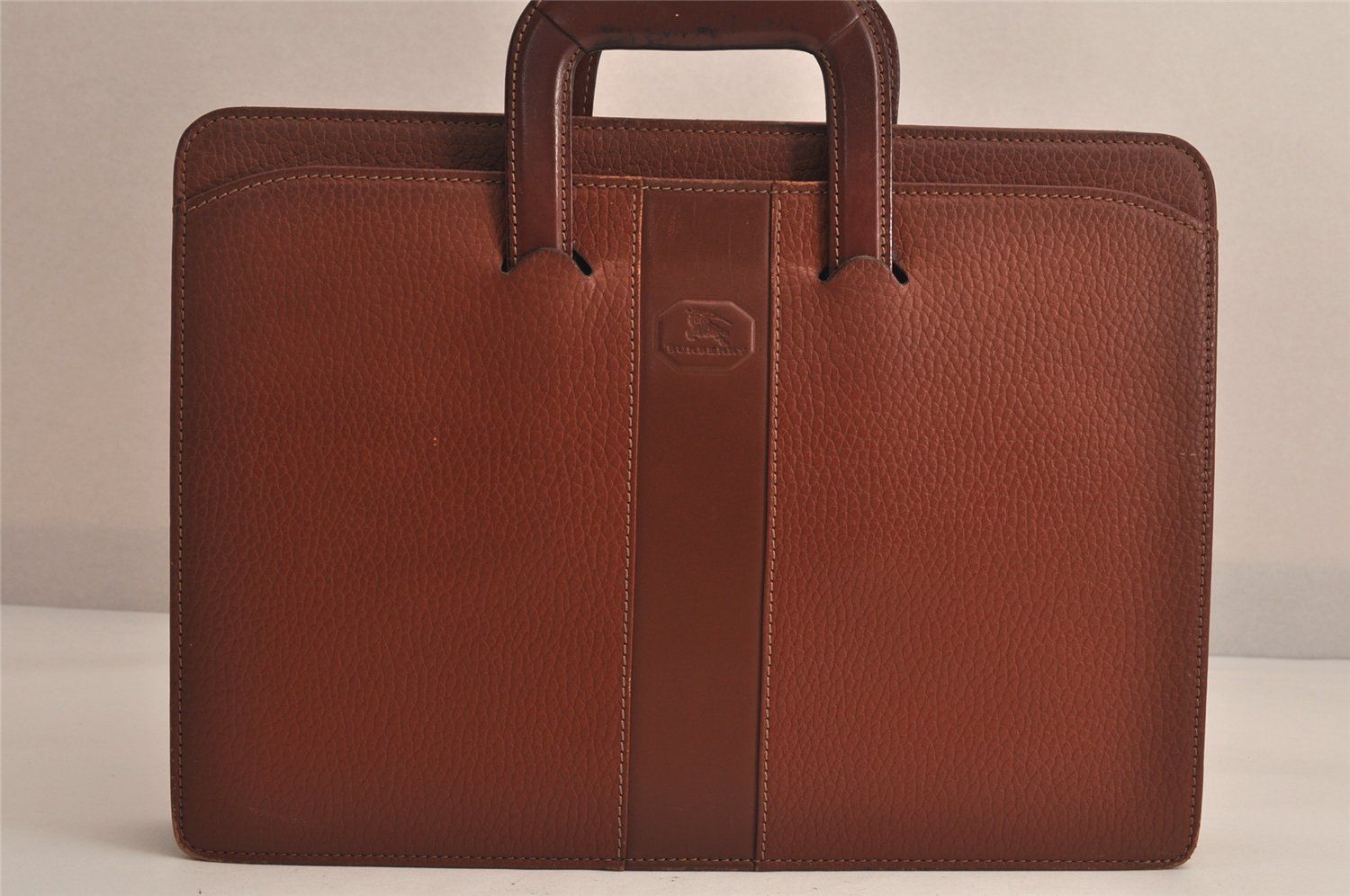 BURBERRY バーバリー ヴィンテージ レザー ブリーフ ケース