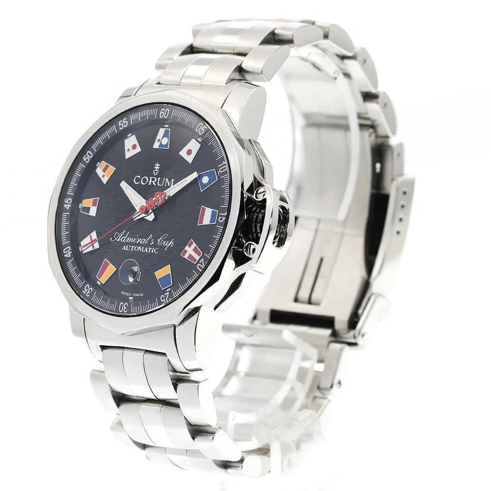 コルム CORUM 082.831.20 アドミラルズカップ トロフィー41 デイト 自動巻き メンズ_909604