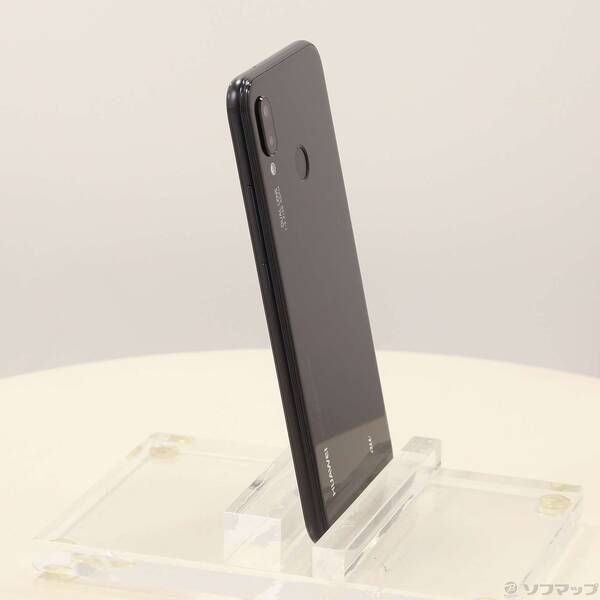 中古品〕 HUAWEI P20 lite 64GB ミッドナイトブラック HWV32 au