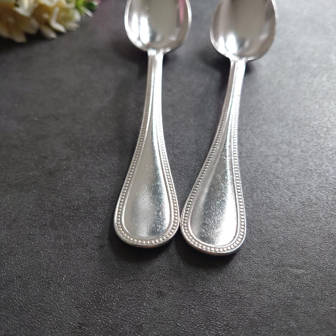 ★未使用★クリストフル★パール★スプーン★2本★箱付き★ペア★ 希少 クリストフル パール デザートスプーン 2点 - メルカリ