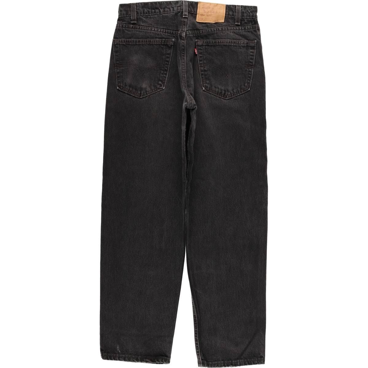 古着 90年代 リーバイス Levi s 550-0260 ブラックデニム テーパードデニムパンツ メンズw32相当 ヴィンテージ|evb031802