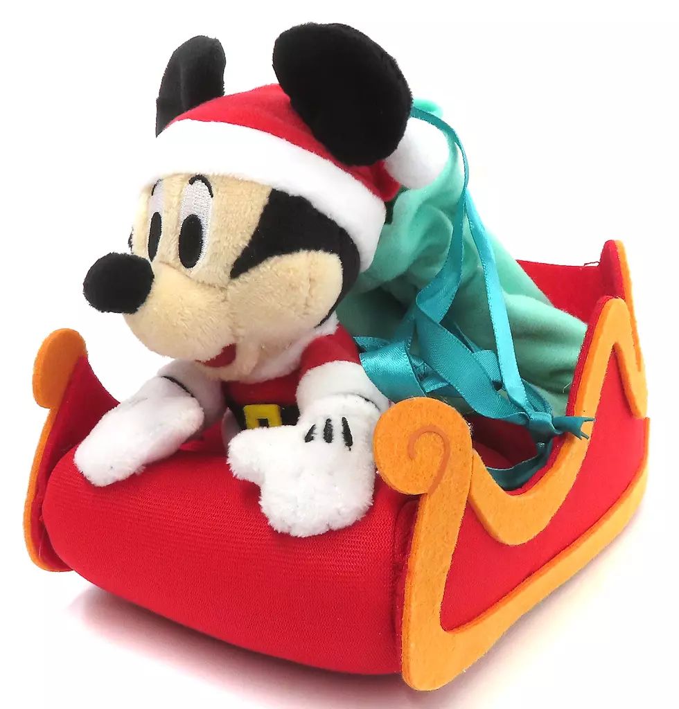 中古】ぬいぐるみ ミッキーマウス(サンタ) ぬいぐるみ 「ディズニー