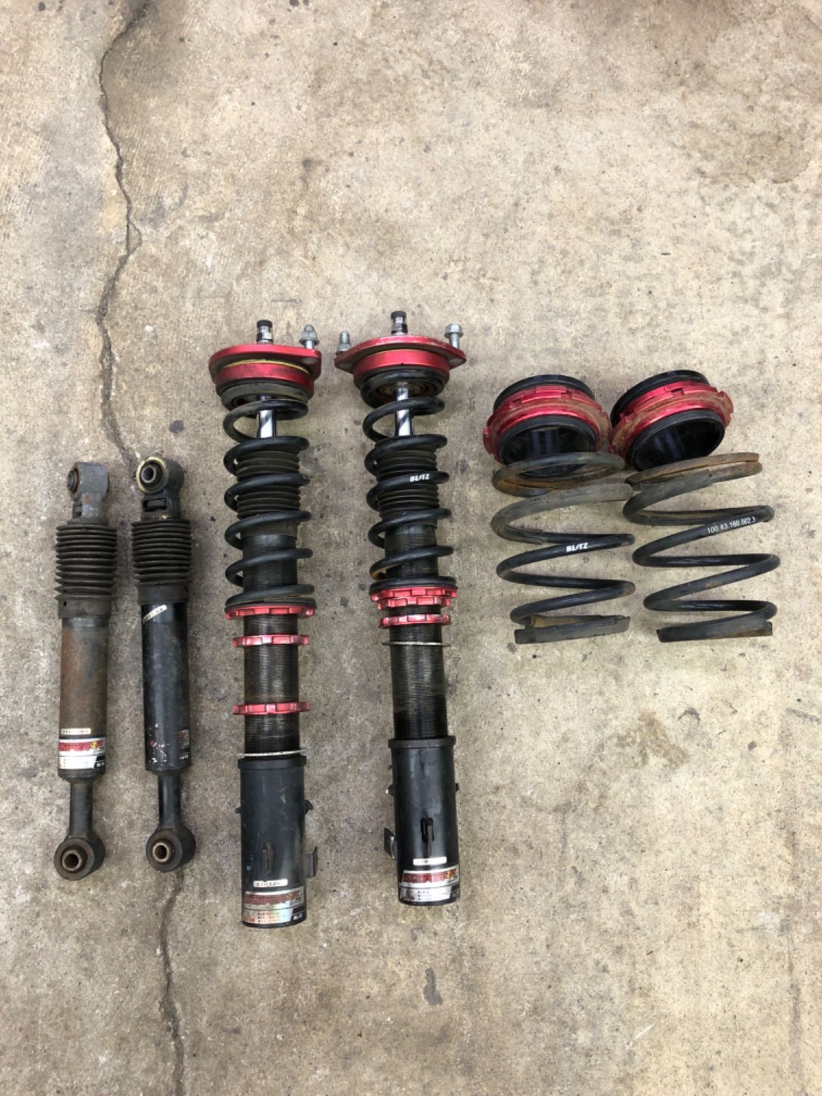 三菱 ekワゴン B21W 日産 デイズ BLITZ 車高調 DAMPER ZZR ジャンク