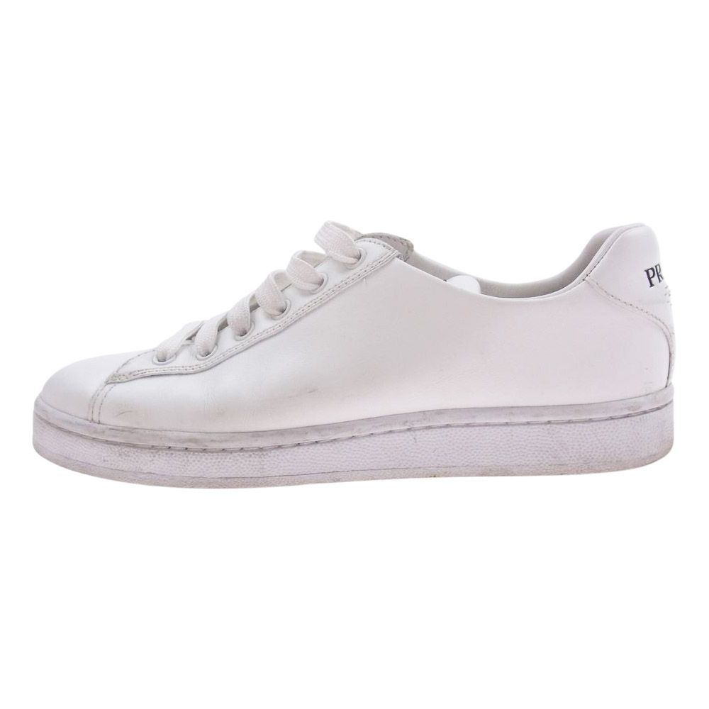 PRADA プラダ スニーカー 2EG400 ロゴ レザー ローカット スニーカー 