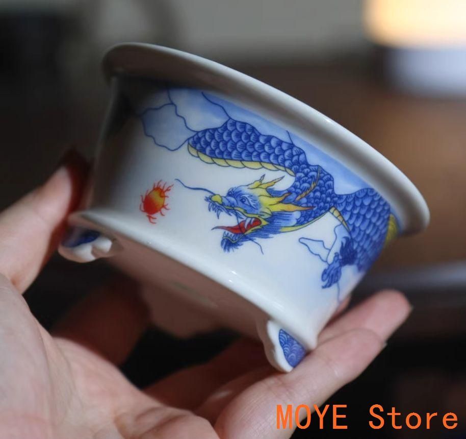 中国美術 両耳鹿頭福筒 開運 風水招財 陶磁器 装飾品 現代工芸品 美術品 置物 中国美術 両耳鹿頭福筒 開運 風水招財 陶磁器 装飾品 現代工芸