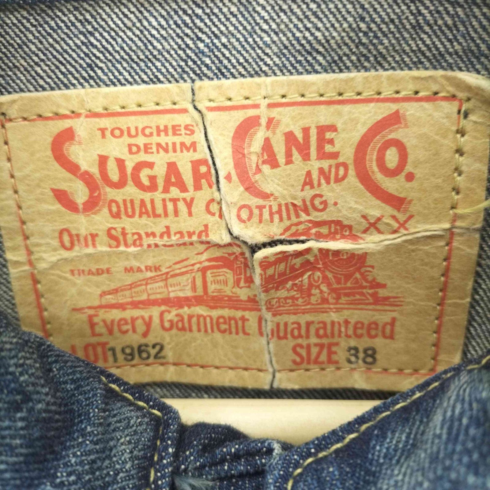 シュガーケーン SUGAR CANE LOT 1962 14oz. DENIM JACKET 1962 MODEL 
