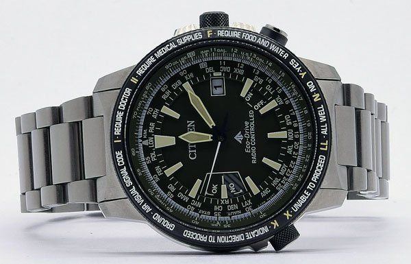 ☆極美品！CITIZEN シチズン プロマスター PROMASTER CB0206-86X SKYシリーズ エコ・ドライブ電波時計 ダイレクトフライト  メンズ☆ - メルカリ