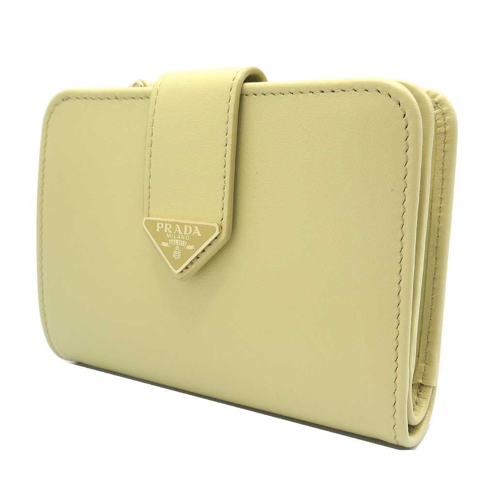 プラダ 二つ折り財布 小銭入れあり PRADA PORTAF.PICCOLO LAMPO 1ML018 2DYG F0TYG CITY CALF TAB アウトレット レディース