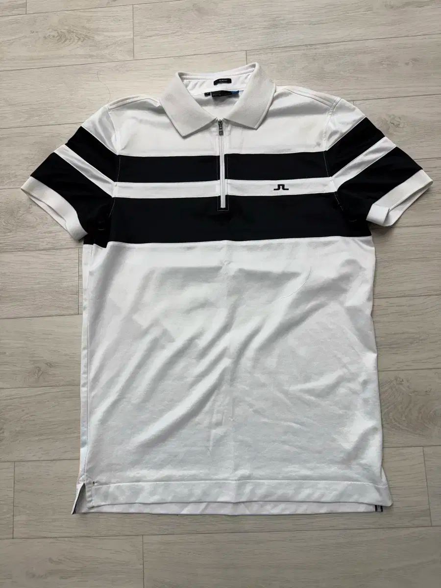 J.LINDEBERG(J.リンドバーグ) メンズ ジップアップ カラー 半袖Tシャツ 95