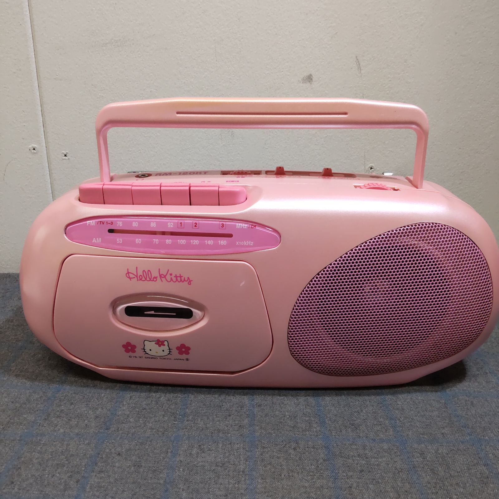 ハローキティラジオカセットレコーダー RM-120KT ピンク 即決】 Hello