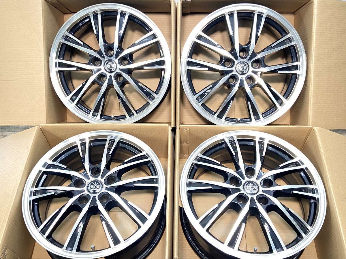 17x7.0 38 114.3-5穴 マイスター ホイール 4本セット a17250418601