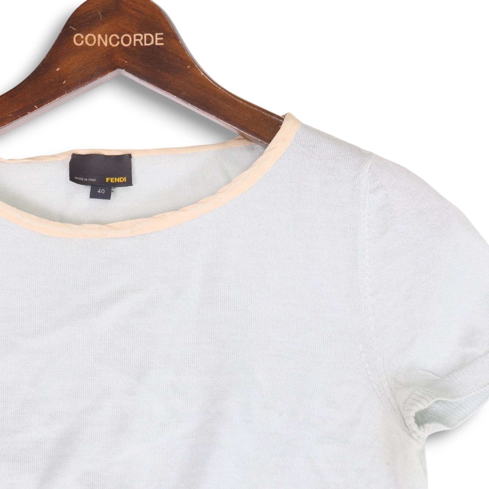 FENDIカシミヤ半袖ニット