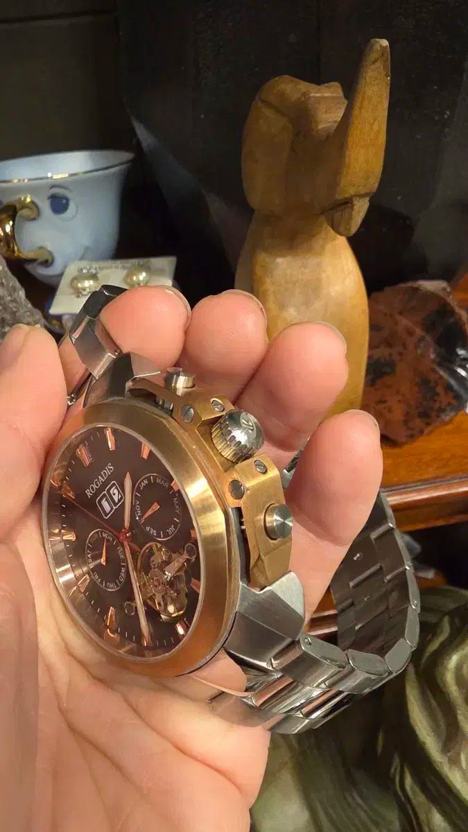 ROGADIS ロガディス メタル 時計 オートマティック