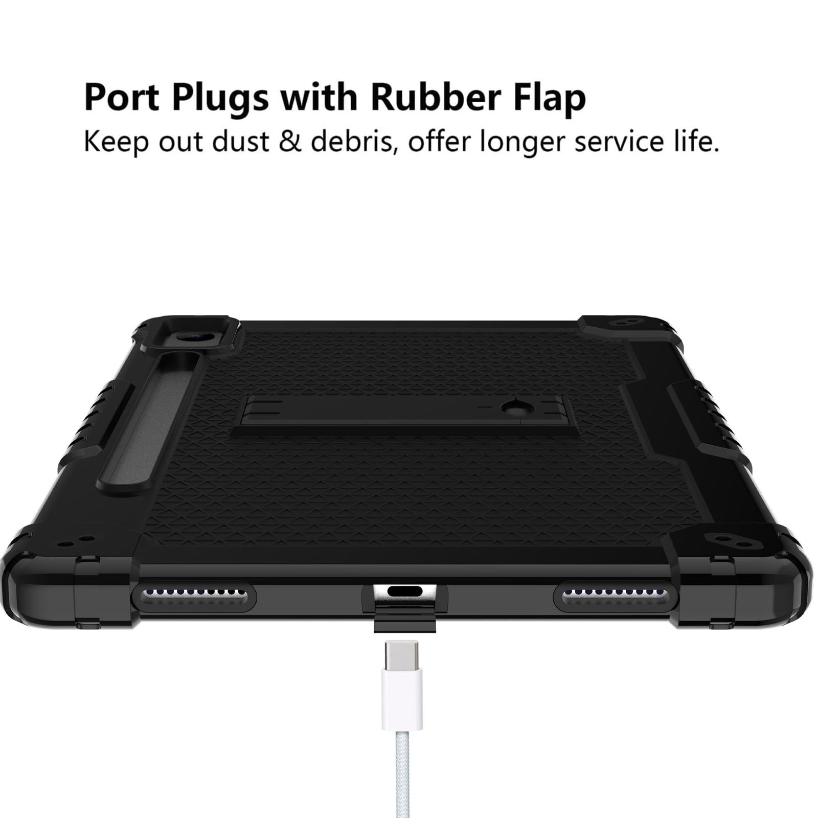 Doemoil ケース Lenovo Tab P12 12.7インチタブレットケース、高耐久