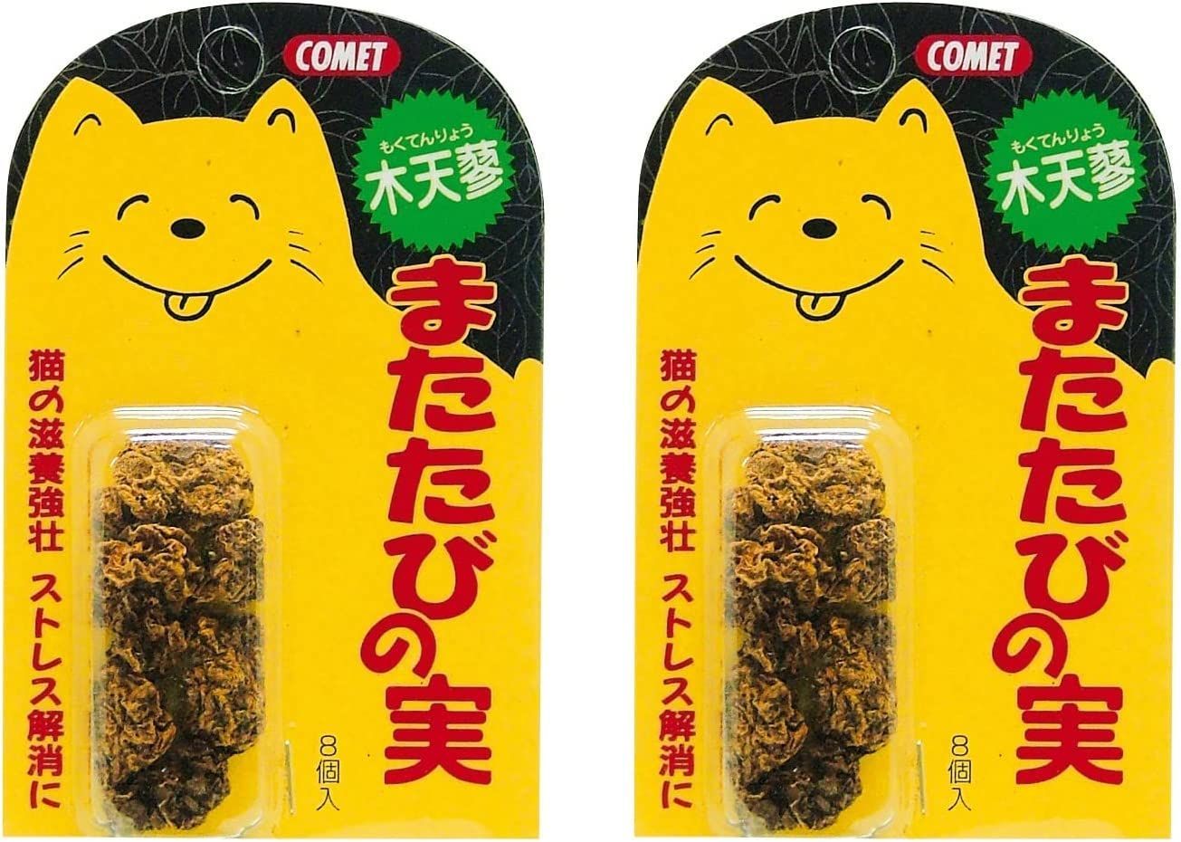 コメット【2個セット】【猫の大好きな天然おもちゃ】またたびの実（もくてんりょう）