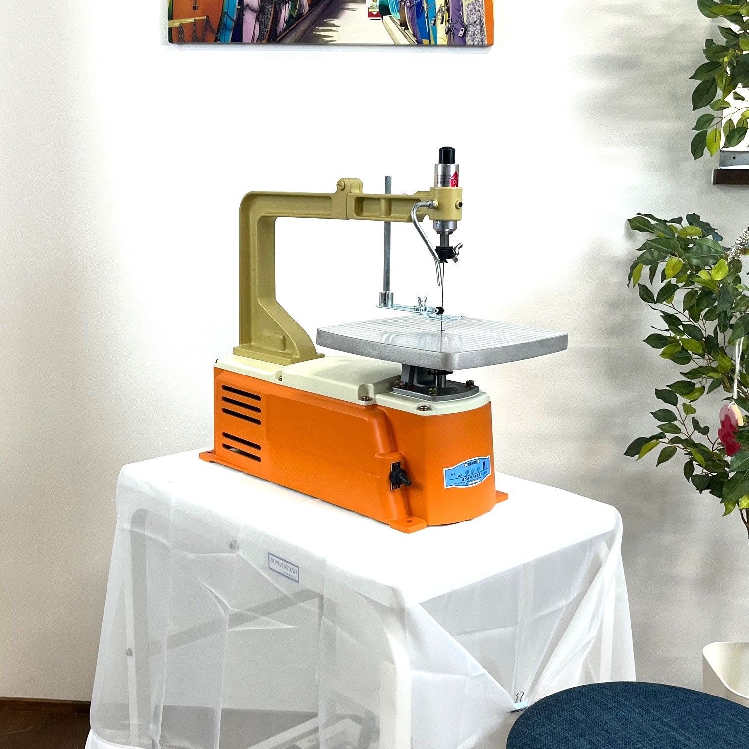 旭工機 AF-eco１ 新色 キャラメルマキアート 旭工機製 メーカー保証2年 電動糸のこ盤 卓上糸のこ盤