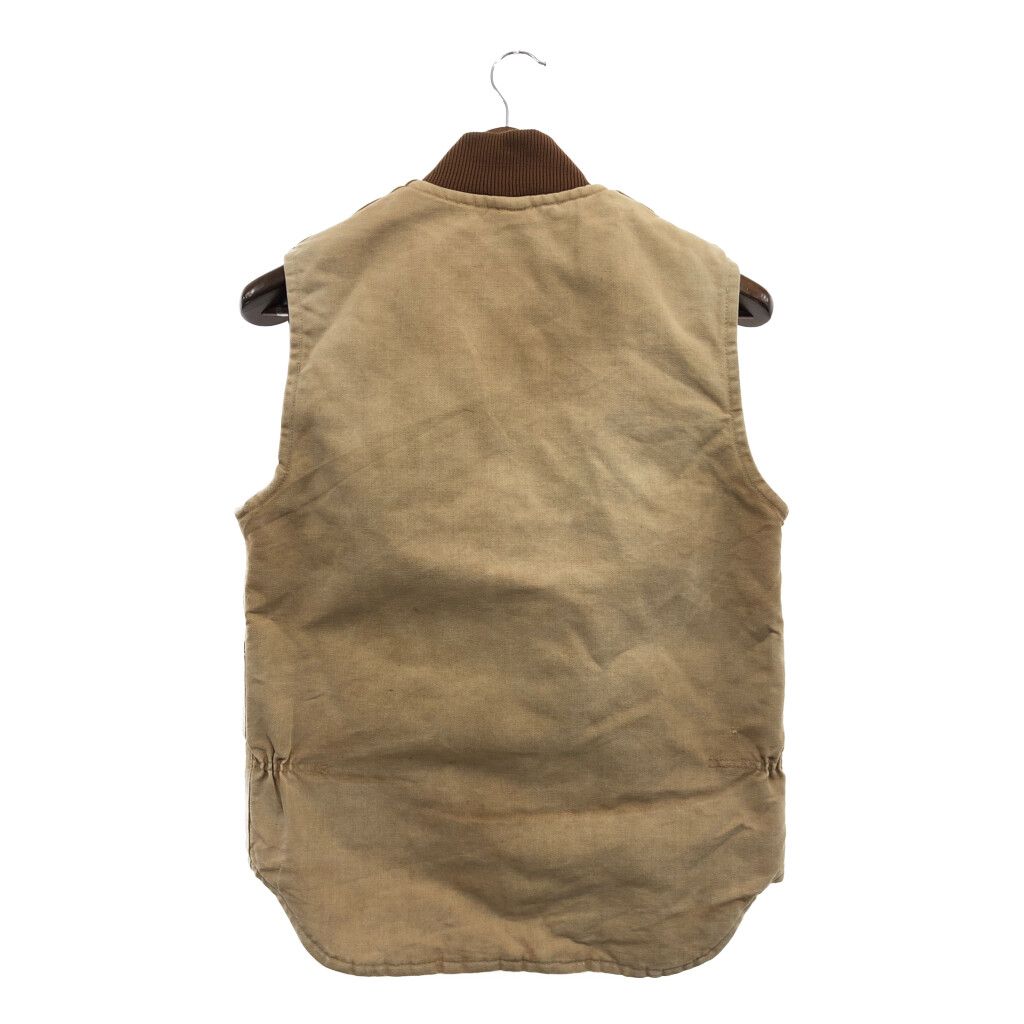 Carhartt ベージュ ベスト ジップアップ