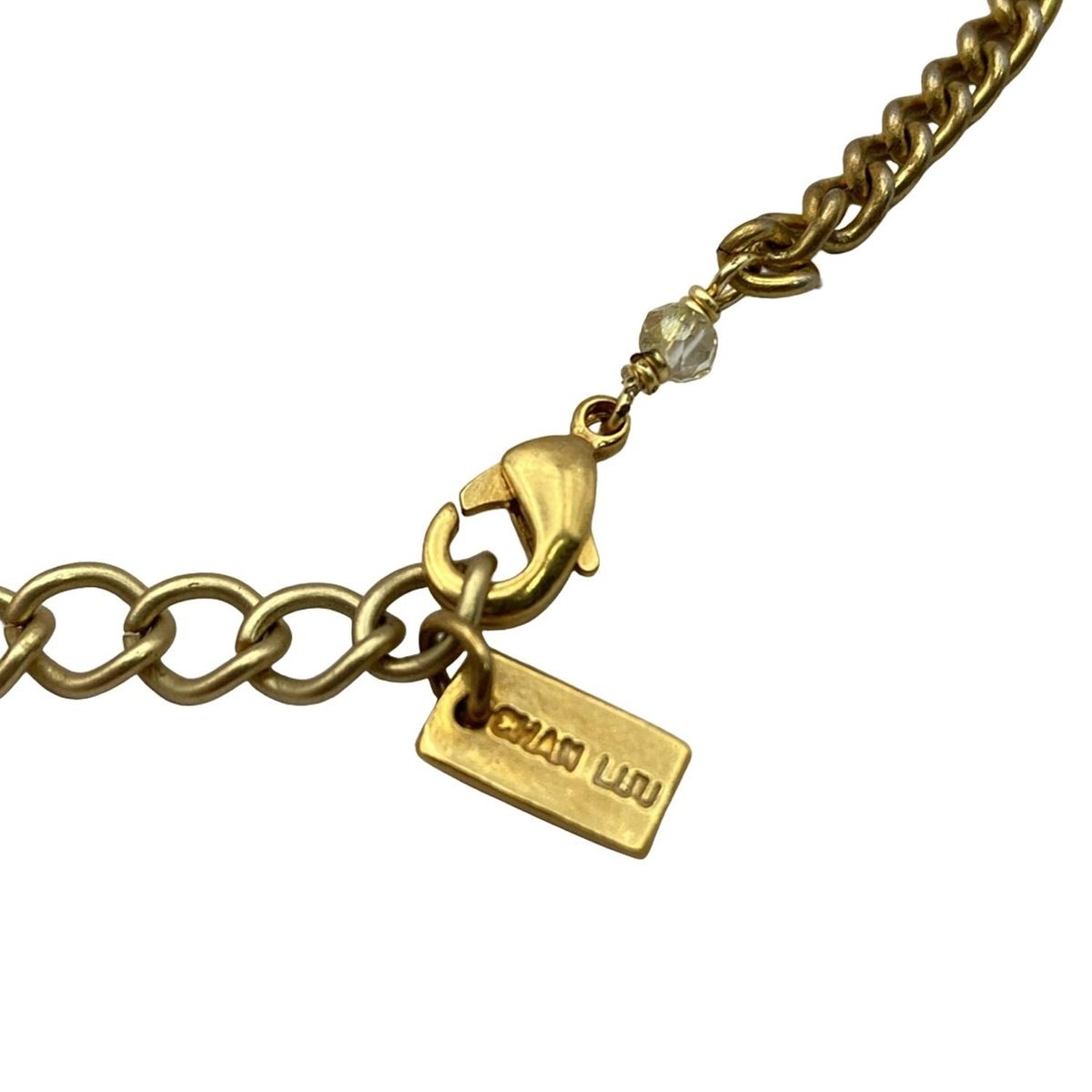 爆買いしたくなる Chan Luu(チャンルー) アクセサリー美品 - ゴールド×クリア×白 アクセサリー