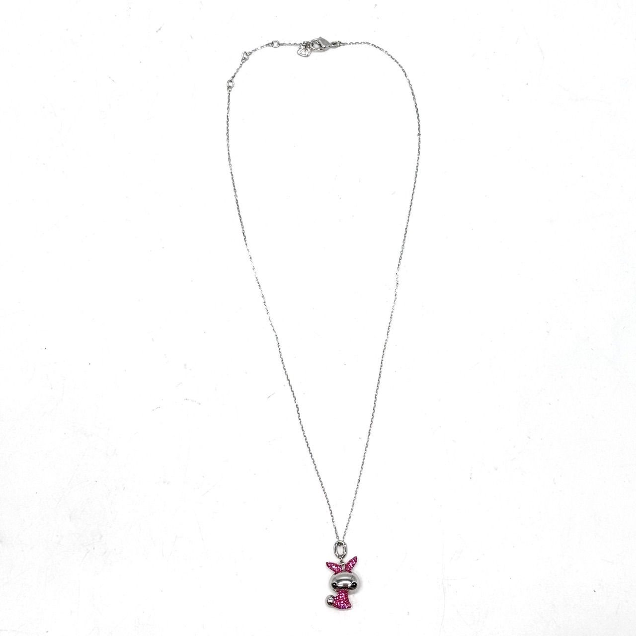 美品】 SWAROVSKI スワロフスキー ネックレス ラビット うさぎ 