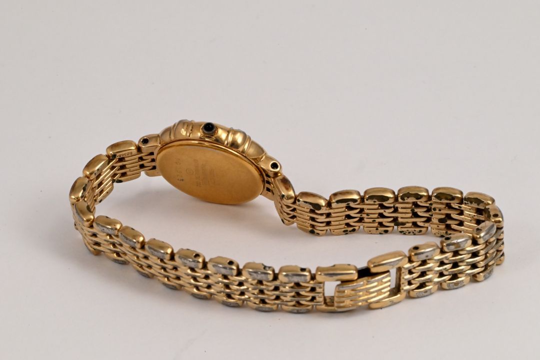 【美品】SEIKOセイコーExcelineエクセリーヌオーバル型ゴールドカラー SEIKO EXCELINE エクセリーヌ 金 Gold-Plated 7Pダイヤ 耐磁 Ref