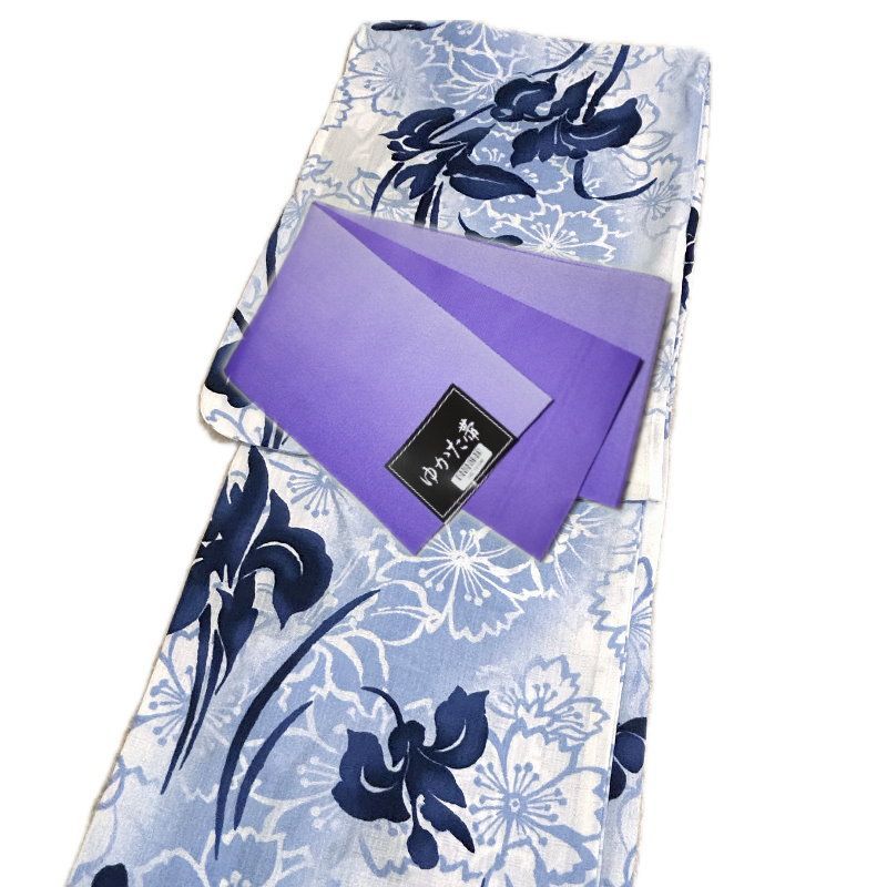 鯉が泳いでます♡ 洗える夏着物 【波と鯉とストライプ】撫松庵などお