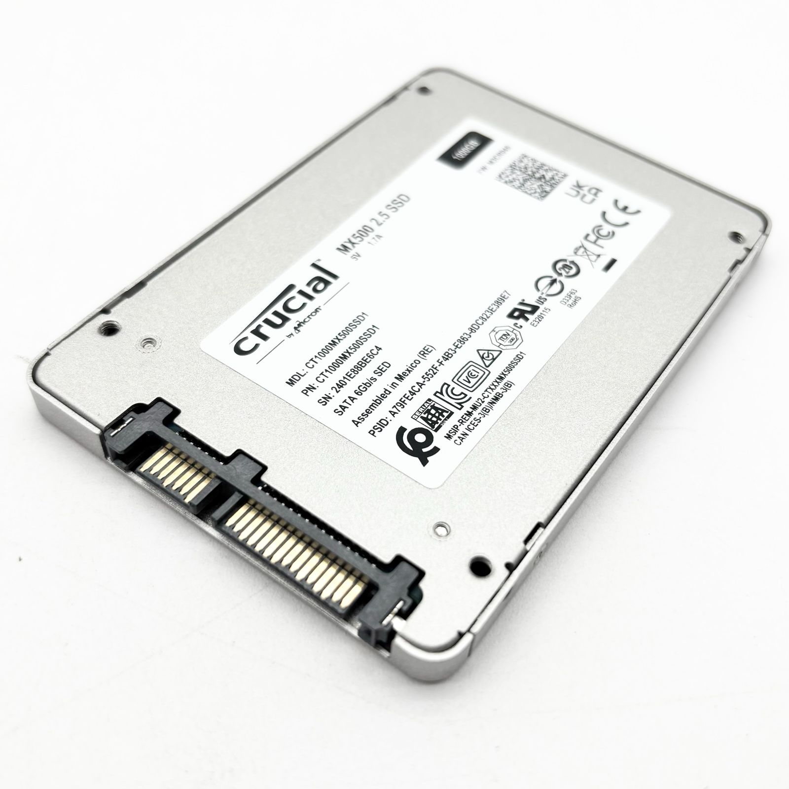 Crucial SSD 1000GB MX500 内蔵2.5インチ 7mm CT1000MX500SSD1