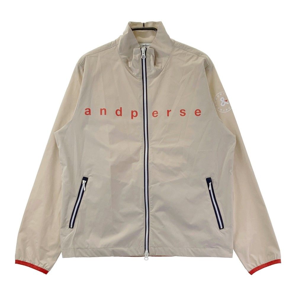 サイズ：L AND PER SE アンパスィ 中綿ジャケット ネイビー系