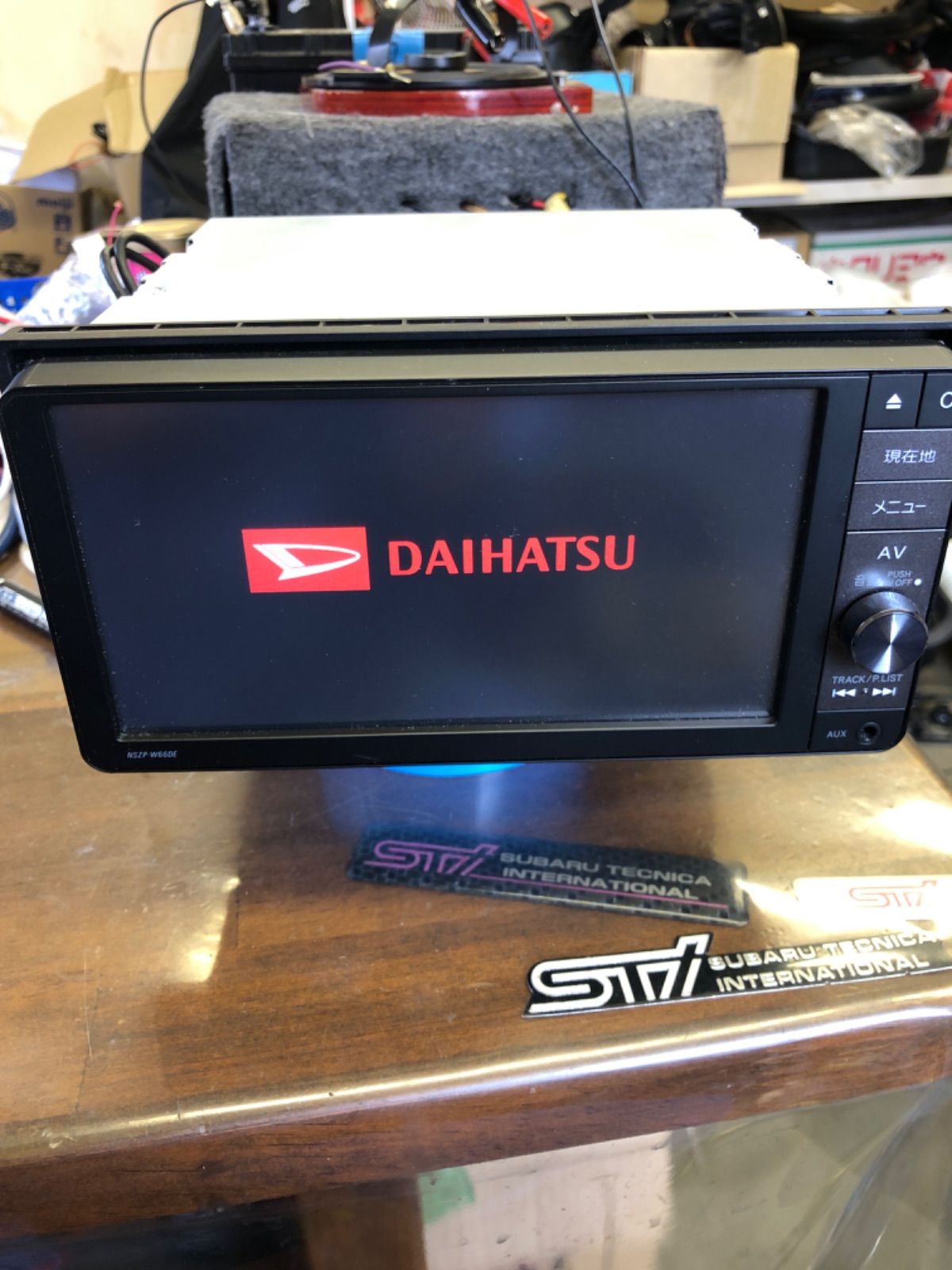 ダイハツ純正 ナビ NSZP-W66DE カーナビ Bluetooth DVD 地デジ